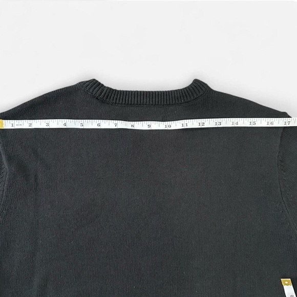 Chaps Black USA American Flag Knit Sweater Large NWT Team USA Americana Preppy - Picture 5 of 8